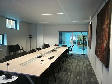 Salle de réunion du Siège Social de Berger-Levrault à Boulogne-Billancourt.